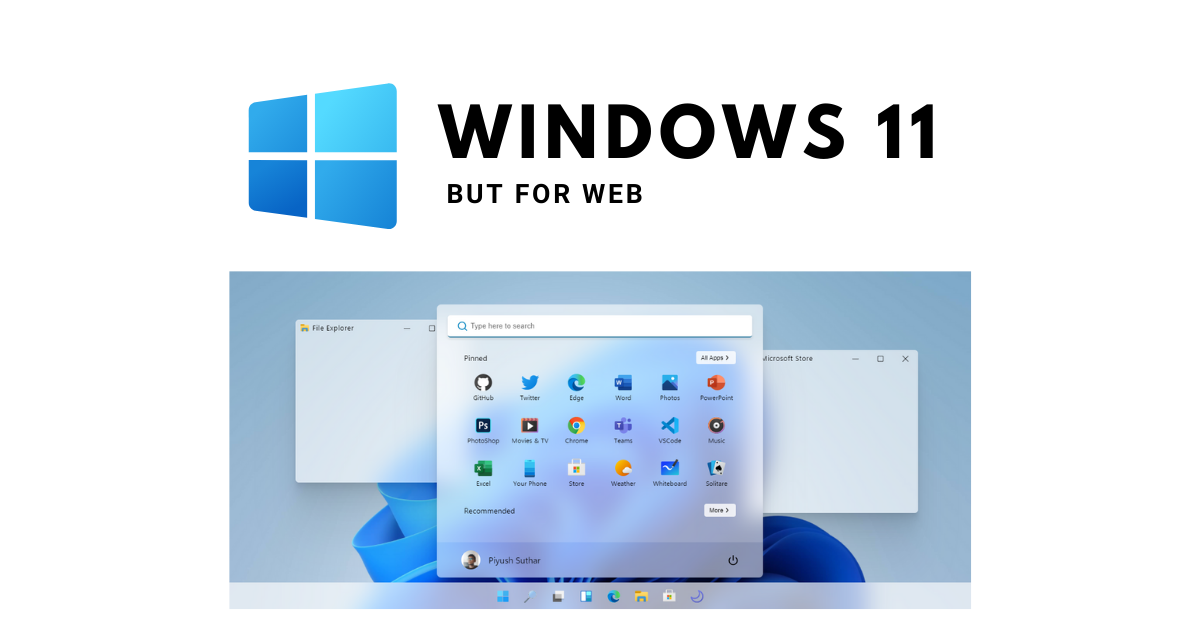 Windows 11 in Preact